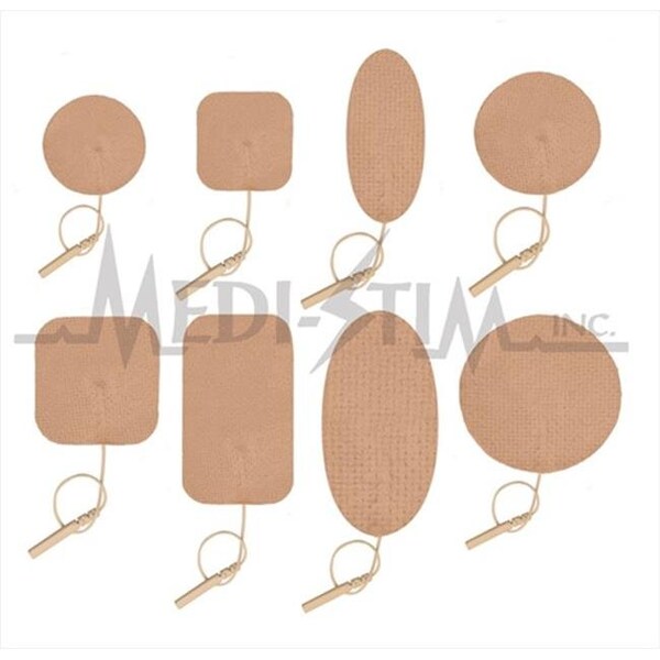 Infiniti EL5090T Medi - Stim Infiniti 2 in. X 3.5 in. Rect.; Pigtail Tan Cloth; Reusable Electrodes 4 Per Pkg EL5090T - main
